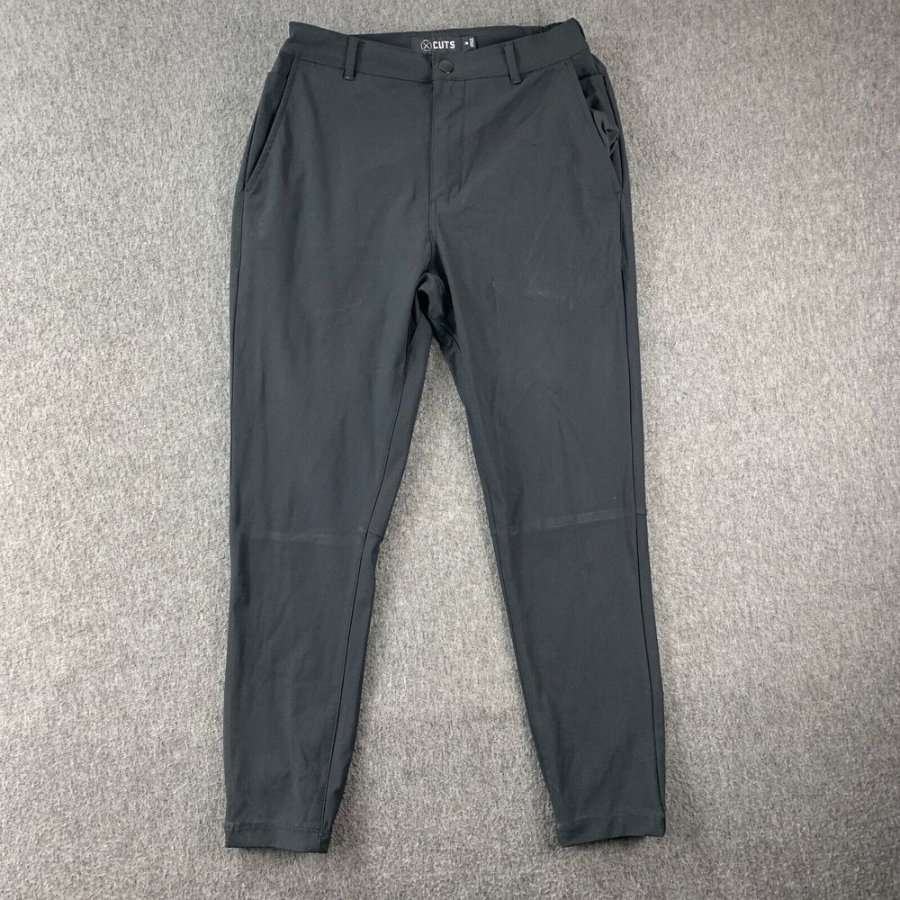 Cuts Clothing AO Joggers Mens Medium Black Stretch Waist Performance Pants